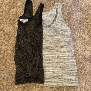 Set of 2 Tank tops Jennifer Lopez/Loft M
